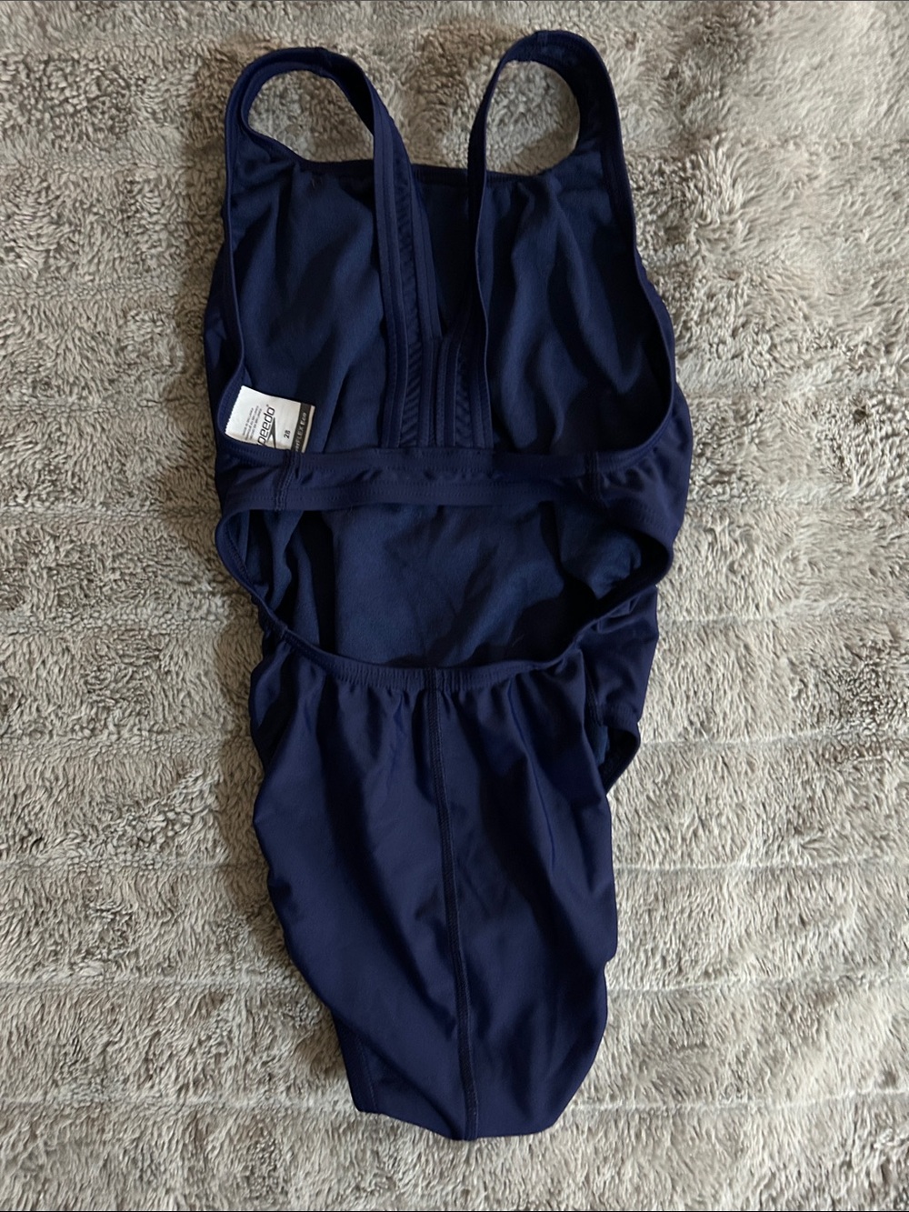 SpeedoNavy One-Piece Swim Bodysuit